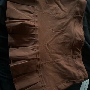 Fashion Nova Brown Skater Mini Skirt